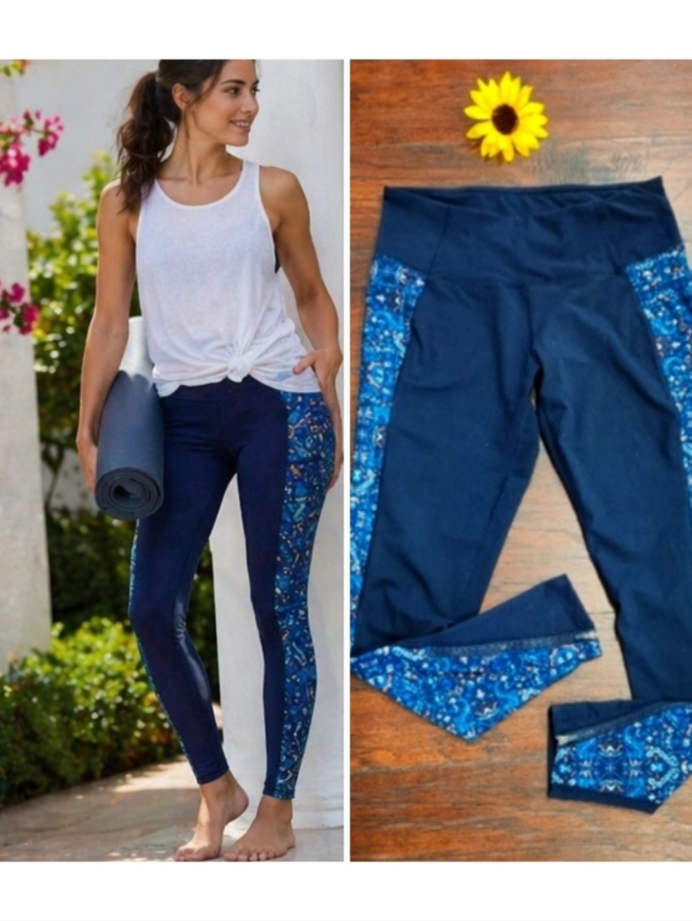 Zobha Blue LEGGINGS